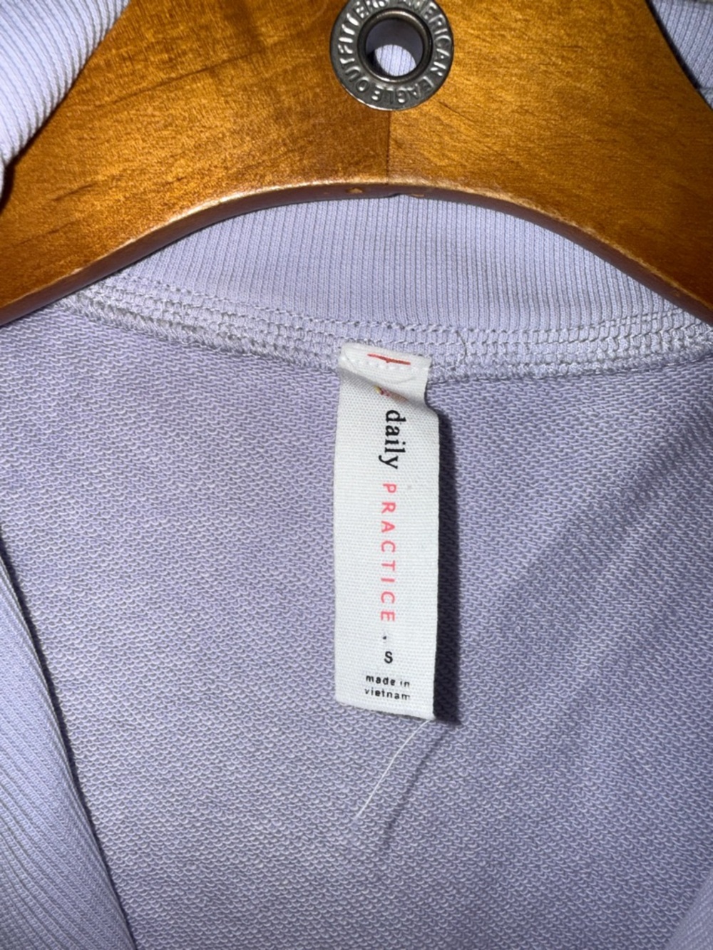 Daily practice by anthropology half zip sleeveless lavender mini dress size S - Picture 4 of 6